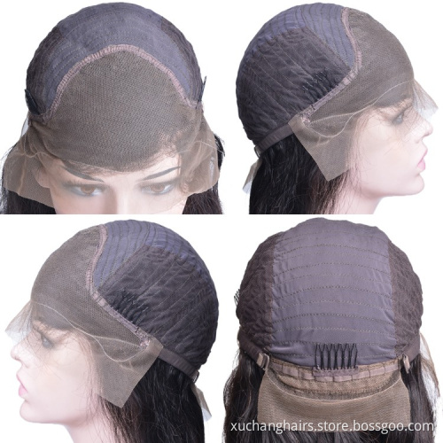 Virgin Brazilian Colored Wigs Human Hair Lace Front Straight Ombre 1B/Gray Human Hair Frontal Wigs For Sale
